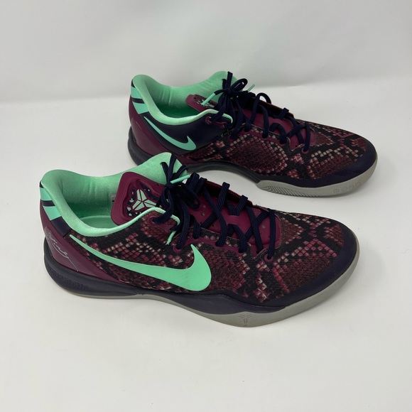 Kobe 8 System, size 11.5, Purple Dynsty/ Green GLW Rasberry RD - Picture 3 of 6